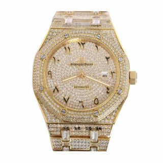 Audemars Piguet Royal Oak AP160SF295 Iced Out Gold Diamond