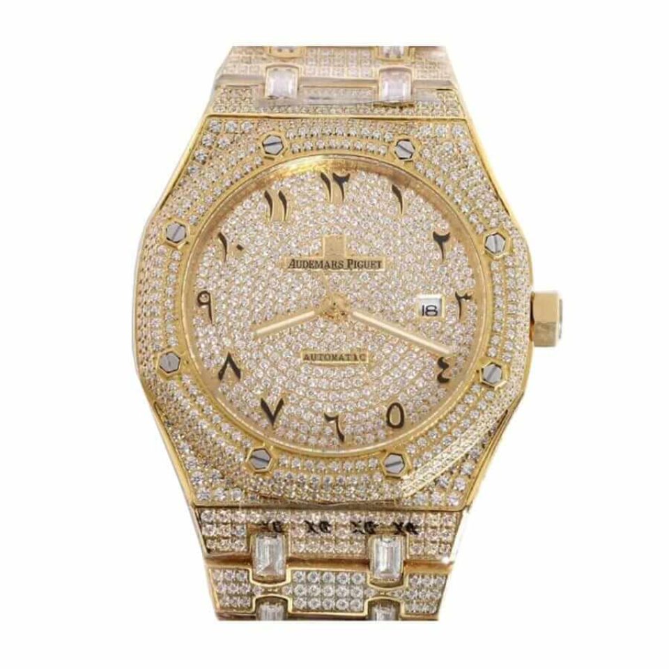 Audemars Piguet Royal Oak AP160SF295 Iced Out Gold Diamond