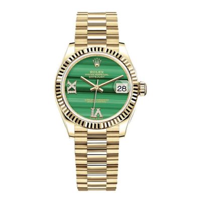 Rolex Datejust 126333 Gold Green Dial
