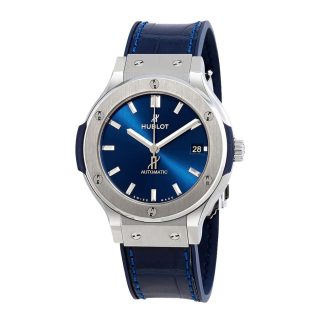 The Hublot Classic Fusion Automatic Blue Sunray Dial Titanium 565.NX.7170.LR