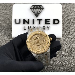 Audemars Piguet Royal Oak Iced Out Yellow Gold 15400SR.OO.1220SR.01