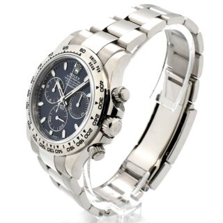 Rolex Daytona Cosmograph 116509 White Gold Blue Dial