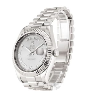 Rolex Day-Date 218239-0041 White Roman Dial