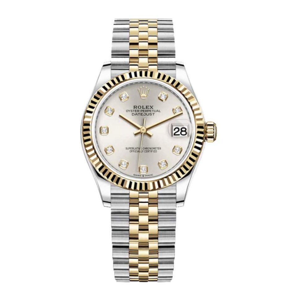 Rolex Datejust 278273 Two-Tone Siver Diamond