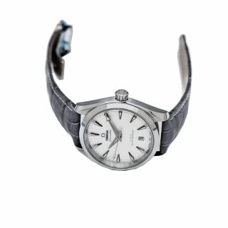 Omega Seamaster Aqua Terra Co-Axial Master Chronometer 220.13.38.20.02.001 Leather Grey