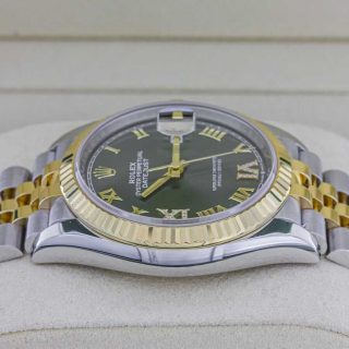 Rolex Datejust 126283RBR Green Roman Dial