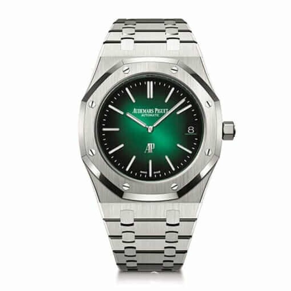 Audemars Piguet Royal Oak Jumbo Extra-Thin 16202ST Green Dial