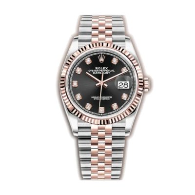 Rolex Datejust 126231 Everose Motif Fluted