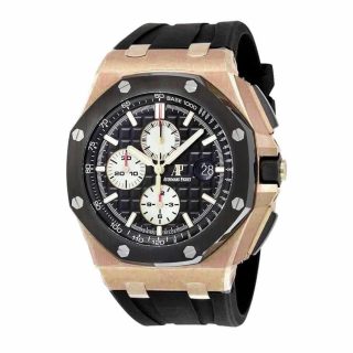 Audemars Piguet Royal Oak Offshore 26401RO.OO.A002CA.01 Rose Gold Leather Chronograph