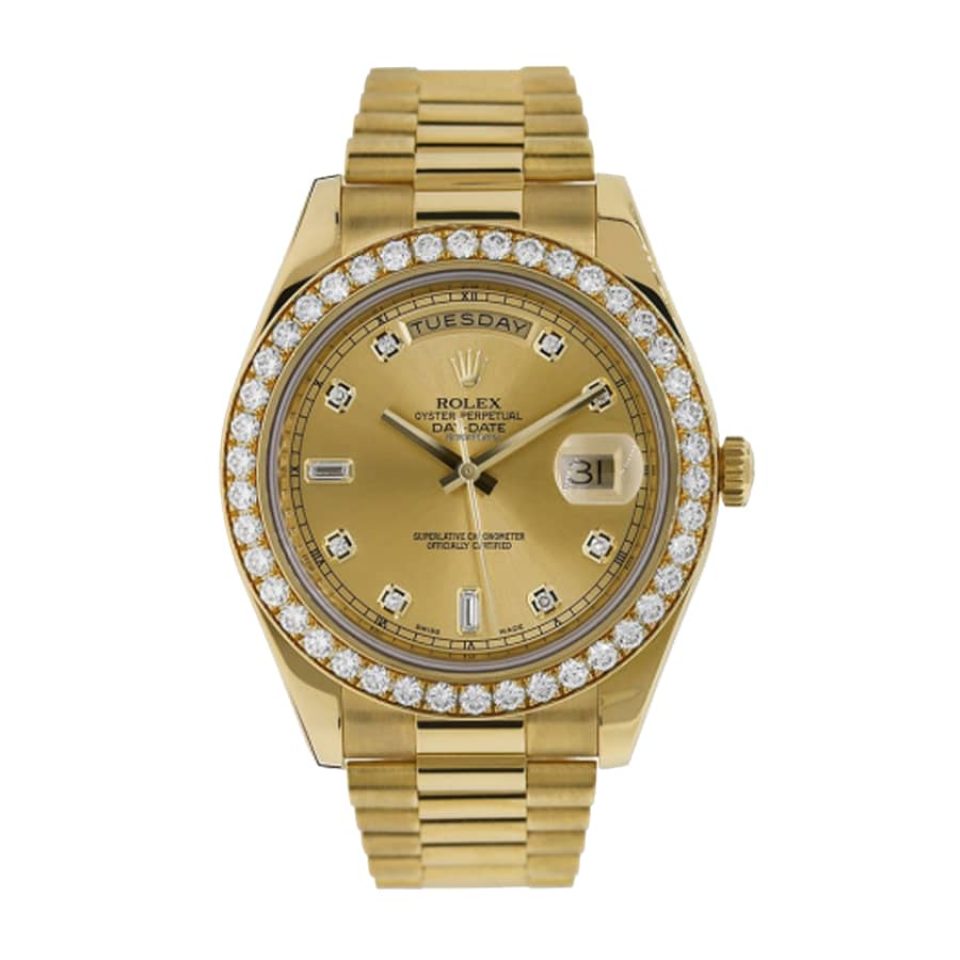 Rolex Day-Date 228348 President Diamond Gold