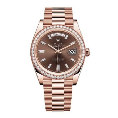 Rolex Day-Date 228345RBR Chocolate Dial