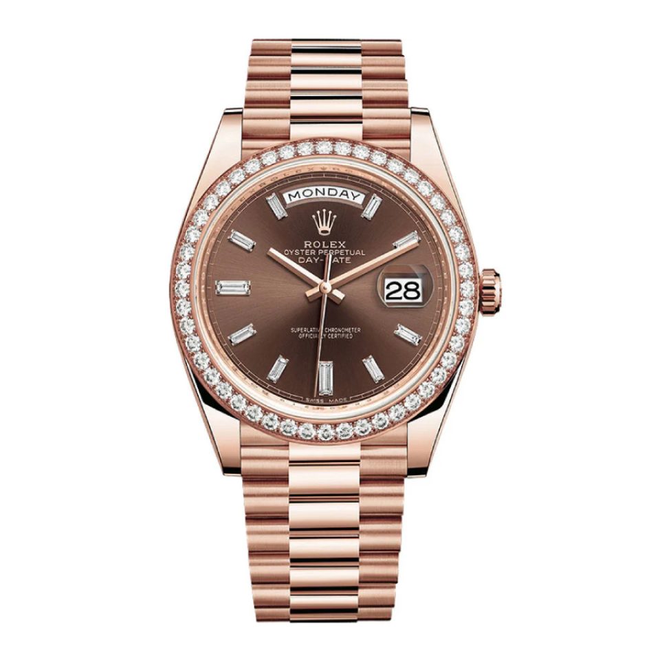 Rolex Day-Date 228345RBR Chocolate Dial