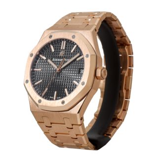 Audemars Piguet Royal Oak 15500OR Rose Gold Black Dial