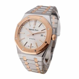 Audemars Piguet Royal Oak 15400SR.OO.1220SR.01 Fully Iced Out
