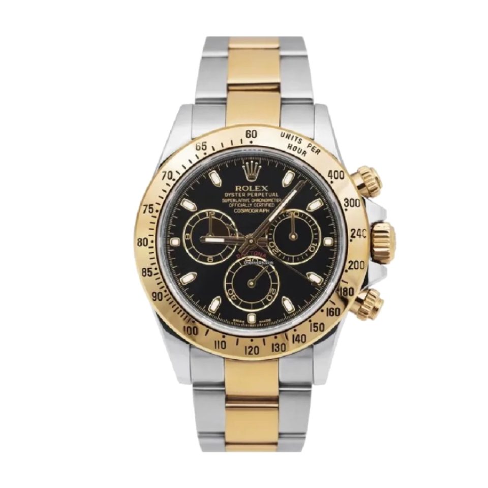 Rolex Daytona 116523 Black Rolesor Gold Steel