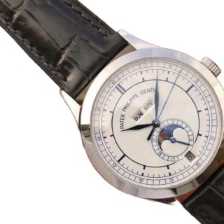 Patek Philippe Complications 5396G-001 White Gold Silvery Dial