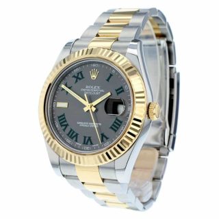 Rolex Datejust Grey Roman Dial 116333-0001