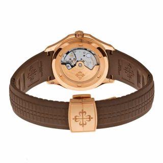 Patek Philippe Aquanaut Rose Gold 5167R-001 Gold Brown Strap