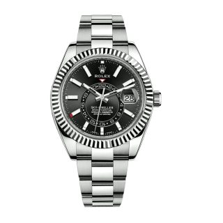 Rolex Sky-Dweller 326934 Black Dial Timepiece Ultra Fine