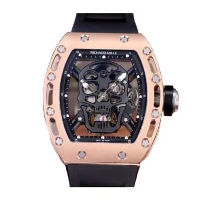 Richard Mille RM 52-01 Tourbillon Skull Dial Rose Gold