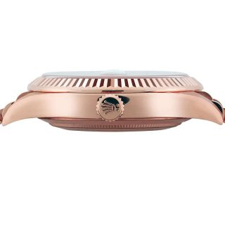 Rolex Day-Date 228235-0016 Rose Gold Wrapped Rhodium Dial