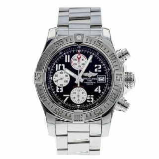Breitling Super Avenger II A13370 Black Dial