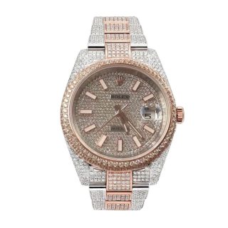Rolex Datejust 126303 Two-Tone Iced Out
