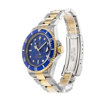Rolex Submariner Date 16613 Bluesy Two Tone Blue Dial