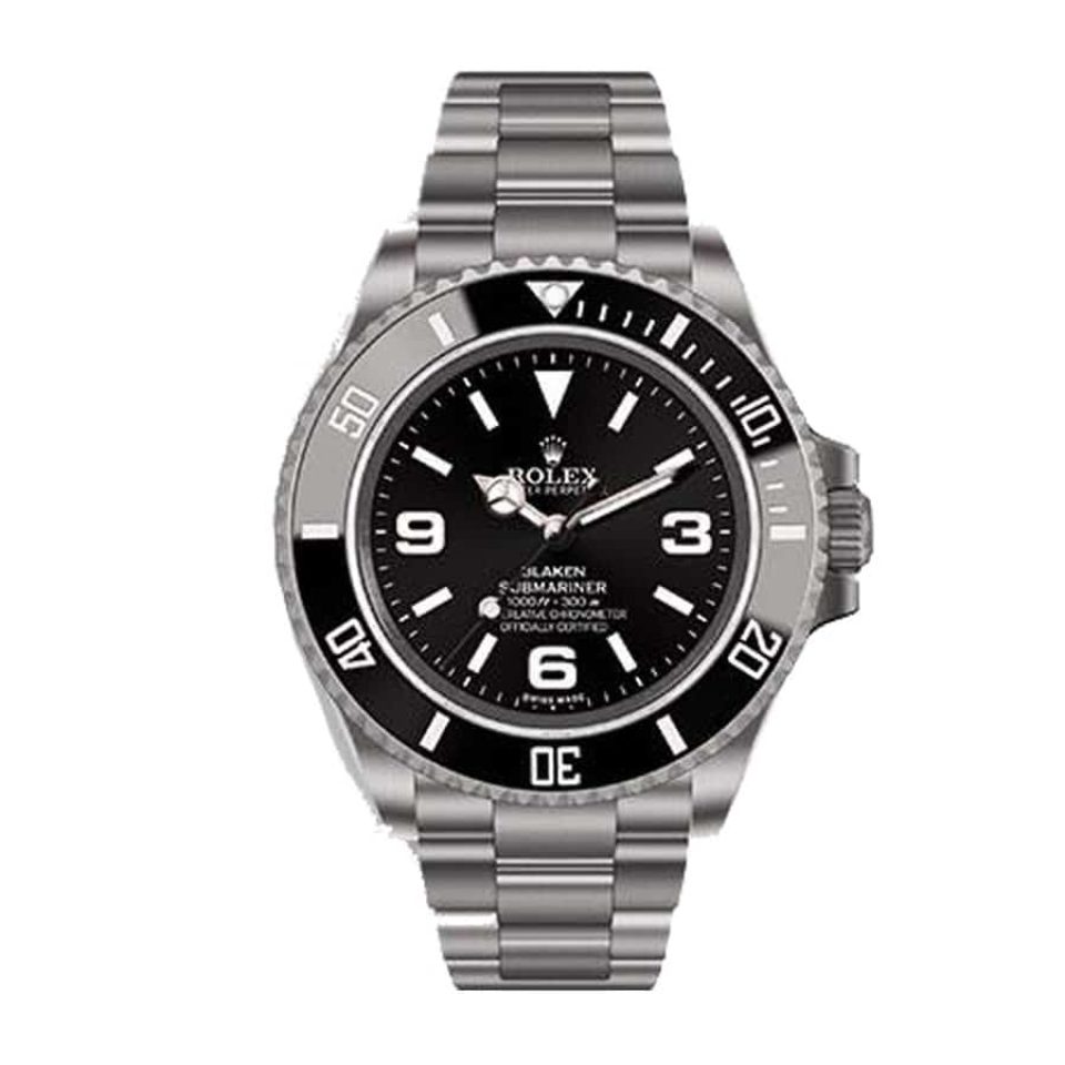 Rolex Submariner 6190 Blaken Black Dial