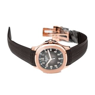 Patek Philippe Aquanaut Rose Gold 5167R-001 Gold Brown Strap