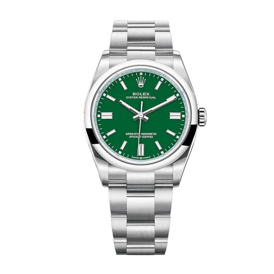 Rolex Oyster Perpetual 126000 Green Dial