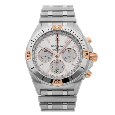Breitling Chronomat B01 AB0134101G1A1 White Dial Steel