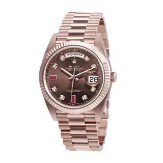 Rolex Day-Date 128235 Chocolate Dial  Ladies