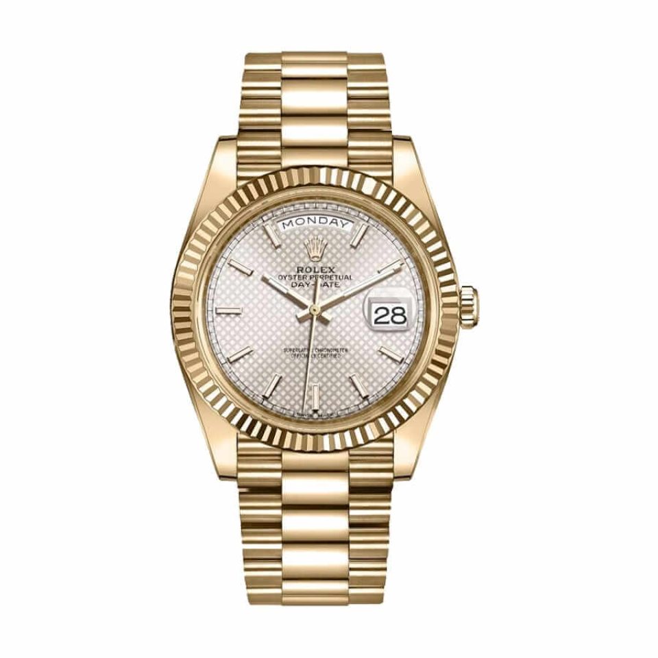Rolex Day-Date 228238-0004 Diagonal Silver