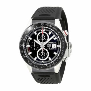 TAG Heuer Carrera Chronograph CBN2A1B.BA0643 Black Rubber