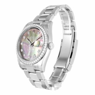 Rolex Datejust 116244 Diamond Bezel Pink Dial