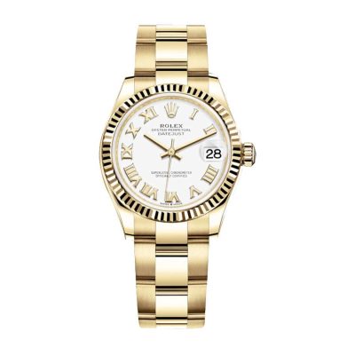 Rolex Datejust Oyster 278278 Yellow Gold Fluted Bezel