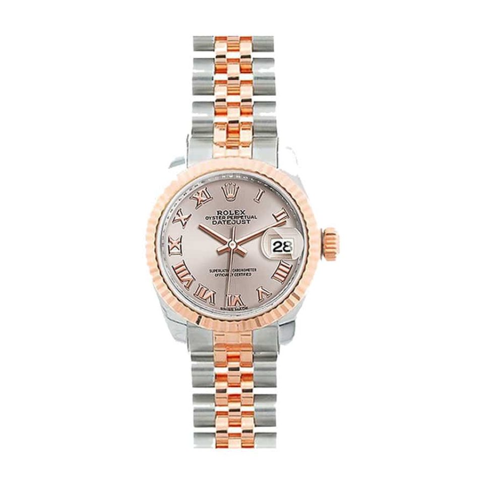 Rolex Lady-Datejust 279171 Everose Gold Sundust Dial