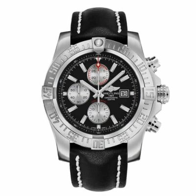 Breitling Super Avenger II A13371 Black Dial