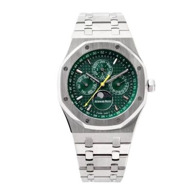 Audemars Piguet Royal Oak Perpetual Calendar 26574ST Green Dial