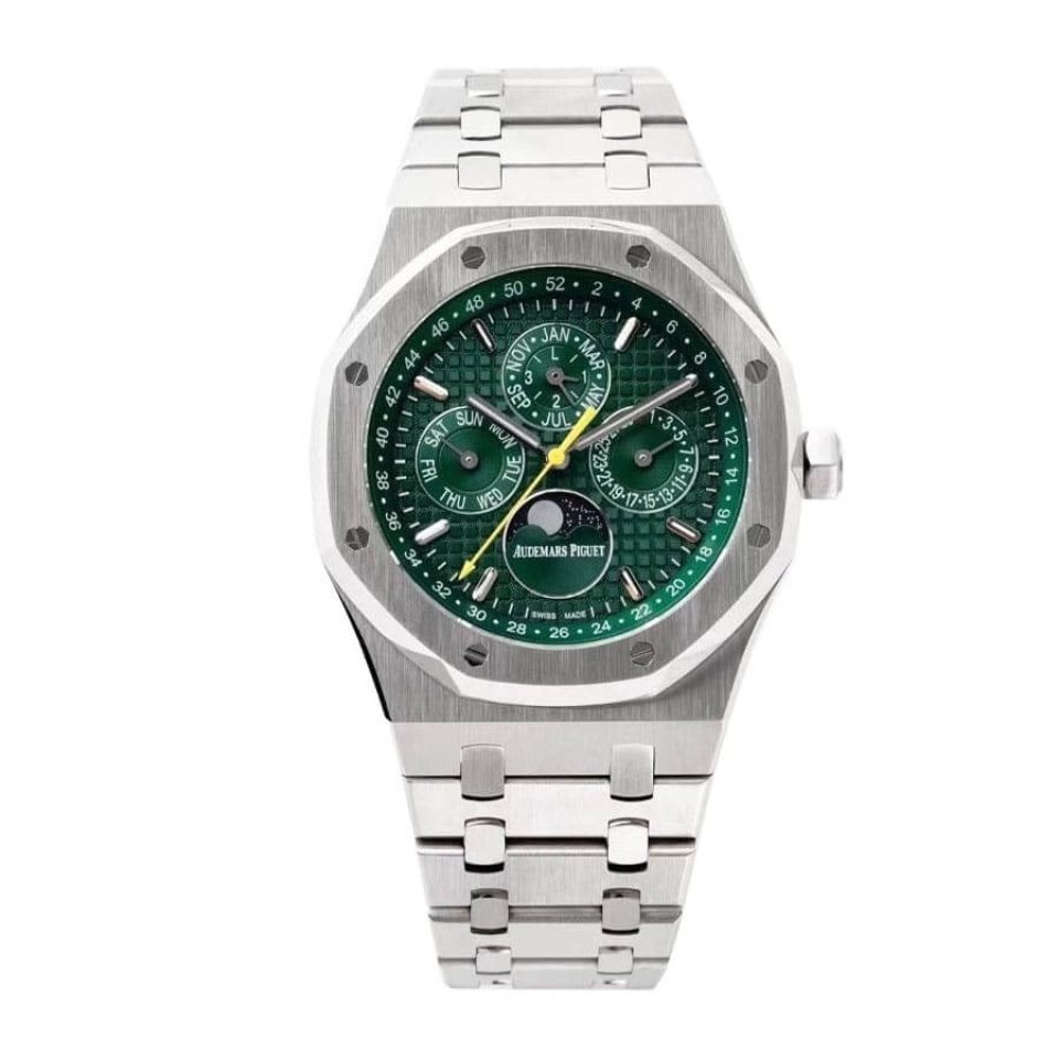 Audemars Piguet Royal Oak Perpetual Calendar 26574ST Green Dial