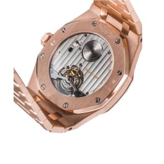 AP Royal Oak Tourbillon 26515OR Rose Gold White Dial