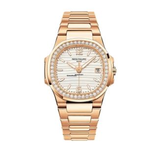 Patek Philippe Nautilus 7118/1200R-001 Rose Gold Diamond Bezel
