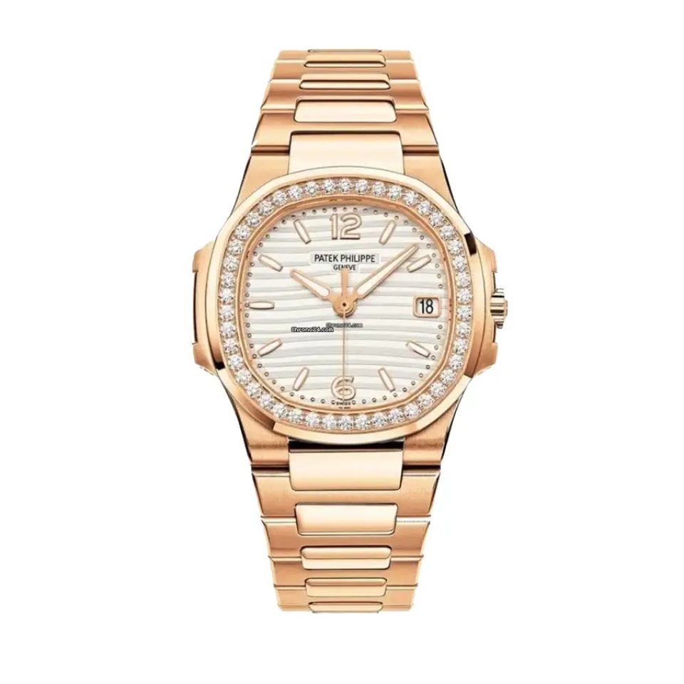 Patek Philippe Nautilus 7118/1200R-001 Rose Gold Diamond Bezel