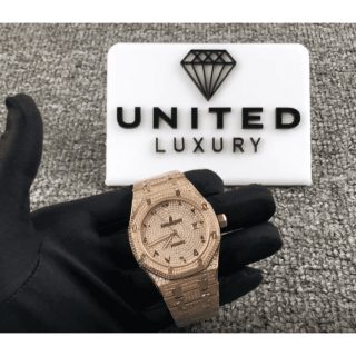 Audemars Piguet Royal Oak AP160SF296 "Iced Out Rose Gold" Top Grade Replica