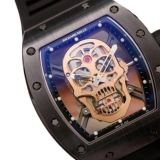 Richard Mille RM 52-01 Tourbillon Skull Black Dial