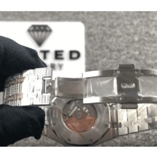 Audemars Piguet Royal Oak Iced Out Yellow Gold 15400SR.OO.1220SR.01