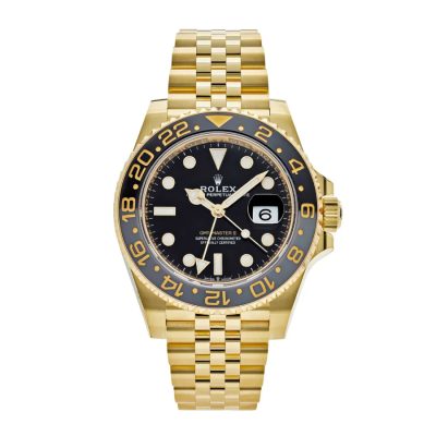 Rolex GMT-Master II 116718LN Yellow Gold Black Dial