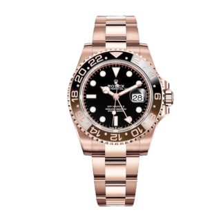 Rolex GMT-Master II 126715CHNR Rose Gold Automatic Black Dial Oyster