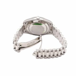 Rolex Day-Date 228239 Silver Black Dial